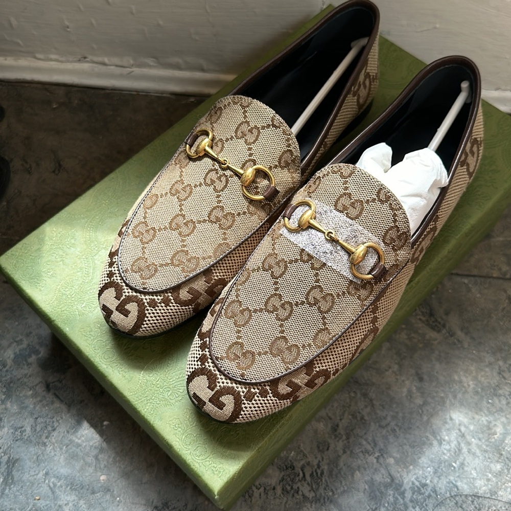 NEW Gucci Jordaan GG Women’s Loafers. UNWORN size 37 (7) - Picture 3 of 6